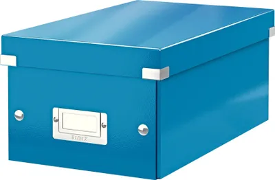 Image de LEITZ Boîte de rangement DVD Click & Store WOW, bleu