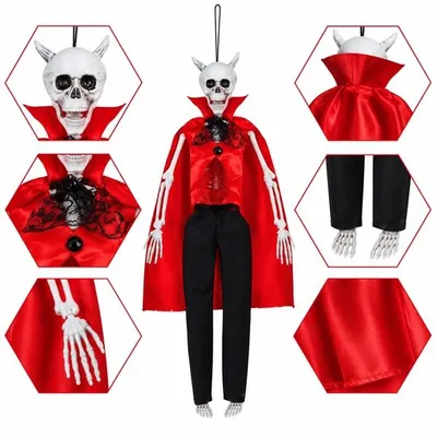 Obrázek produktu pro Fiestas Guirca Závěsná dekorace Kostlivec čert Halloween
