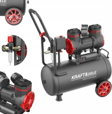 Image de Kraft&Dele KD1390 compresseur sans huile 24L 8bar