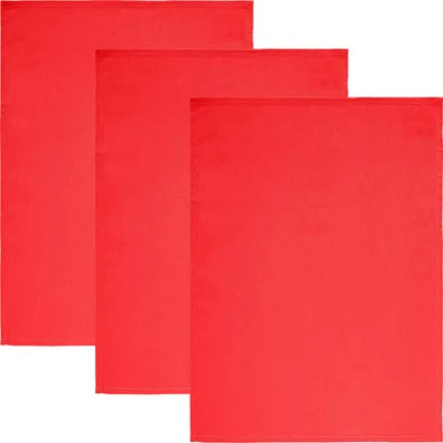Produktbild von REDBEST Geschirrtuch Tulsa" 3er-Pack rot 50x70 cm"