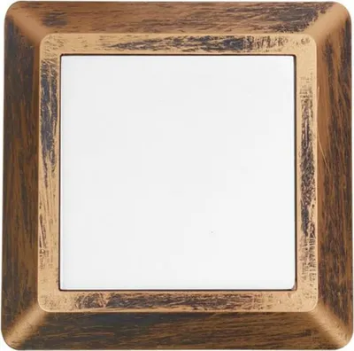 Image de ACA Lighting Applique LED extérieure Rouille 230V AC IP65 4W 3000K 270LM RA80 SLIM51NR
