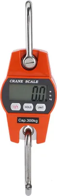 Obrázek produktu pro Mini přenosný digitální LCD displej Závěsná váha Elektrická váha 300kg/600lb Orange