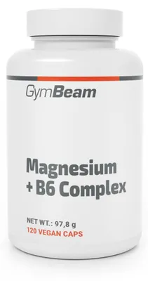 Produktbild von GymBeam - Magnesium + B6-Komplex, 120 Kapseln