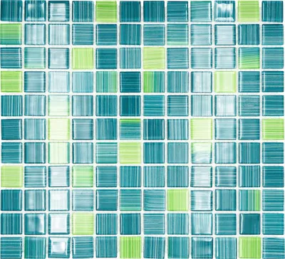 Produktbild von Crystal-Glasmosaik CM 4250 30,2x32,7 cm grün/blau