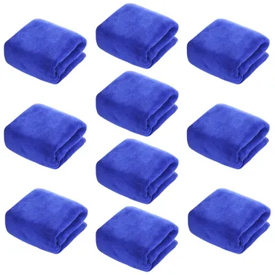 Produktbild von 10er-Pack Salon-Haartücher – Schnelltrocknende Handtücher für Haare, Hände und Gesicht, geeignet für Zuhause, Salon, Spa und Friseursalon
