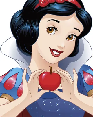 Produktbild von Disney Poster Schneewittchen Blau und Rot - 610138 - 40 x 50 cm