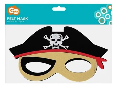 Produktbild von Filzmaske „Pirat“ 22 x 13 cm – Godan
