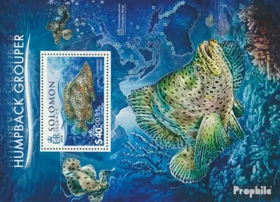 Produktbild von Briefmarken Salomoninseln 2015 Mi Block 466 (kompl. Ausg.) postfrisch Wale