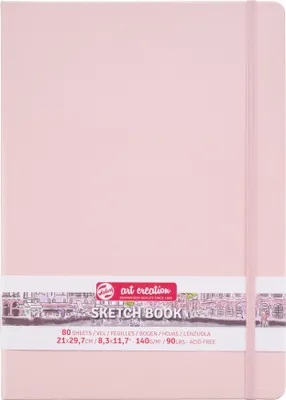 Zdjęcie produktu dla Talens Art Creation – szkicownik Art Creation 80 białych kartek 140 g 210 x 300 mm różowy | 5 sztuk