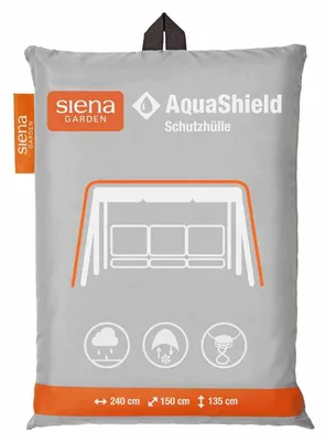 Image de Housse de balançoire AquaShield L, 240x150x135 cm Fermeture éclair Tirant avec stoppeurs 2x Active Air System