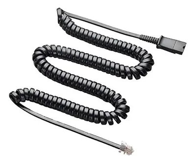 Imagen del producto de Cable Plantronics Wendelkabel U10, compatible con todos los auriculares de la serie H