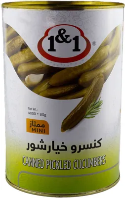 Produktbild von 1&1- Eingelegte Salzgurken  Netto 4420 / ABTG 2000gr