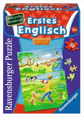 Image de Mon premier puzzle d'école : Premier anglais - puzzle de 80 pièces