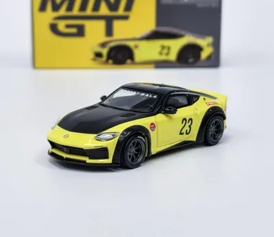 Obrázek produktu pro Nissan Z LBNATION WORKS Ikazuchi Yellow - Mini GT 1:64