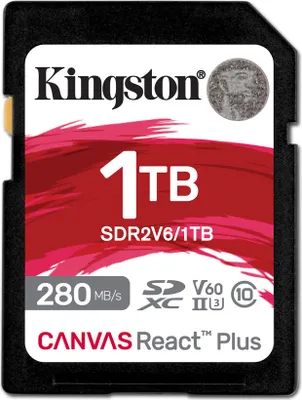 Scheda SD Kingston Canvas React Plus 64GB UHS-II - 300MB/s, Per 4K/8K, U3 V90 - Foto 6