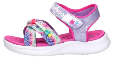 Produktbild von Skechers Jumpster Sandal - Tie Dye BFFS  Meiden Sandalen - Roze - Maat 32