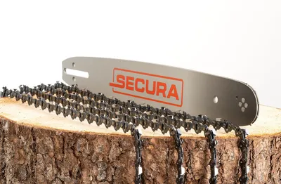 Produktbild von 4x Sägekette + Schwert 325 64 1,5mm 38 cm Vollmeißel für Husqvarna Makita Dolmar