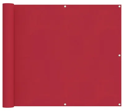 Immagine prodotto di vidaXL Schermatura per balcone, rosso, 100 x 500 cm, tessuto Oxford