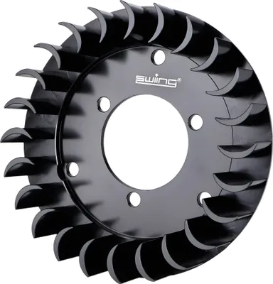 Produktbild von Lüfterrad Swiing Aluminium CNC schwarz für Sachs 50/2, 50/3