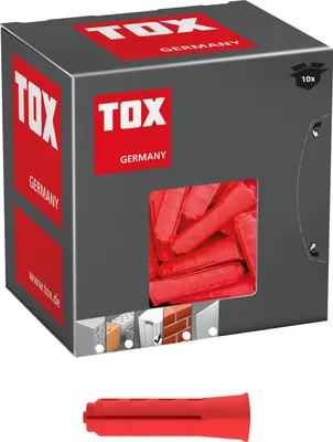 Produktbild von TOX 096 100 081, Schrauben- & Dübelsatz, Beton, Kunststoff, Rot, 1,4 cm, 75 mm