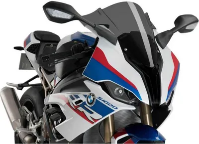 Produktbild von Windschild Puig Z-Racing-Scheibe 445 x 425 mm mit ABE für BMW S1000RR, M1000RR Bj. 2019 - 2026