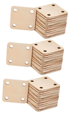 Produktbild von Holz Webkarten Set mit 4 Löchern für DIY Handwerksprojekte, 36 Stück