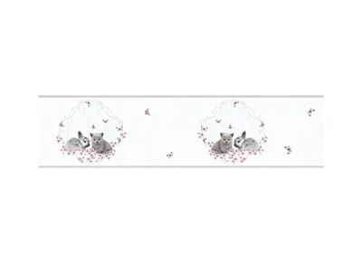Produktbild von A.S. Création Bordüre Little Stars bunt grau 5,00 m x 0,13 m 355672 35567-2