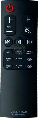 Produktbild von Ersatz LG Soundbar Fernbedienung AKB75595401 | AKB75595402 | AKB75595412