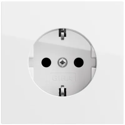 Produktbild von GIRA 418870, Schuko, Weiß, 250 V, 16 A, 29 mm