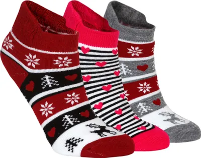 Produktbild von NoblesBox Haussocken, Rutschfest Thermosocken, Damen Warme Socken, Wintersocken, Beutel 3-Paar, 37-40 EU Größe ( Asorti-1 )