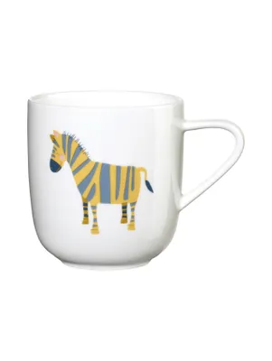 Produktbild von ASA Henkelbecher, Zebra Zoe  d. 8 cm, h. 8,5 cm, 0,25 l., fine bone c