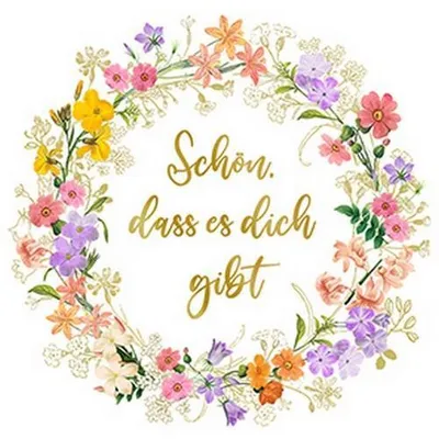 Obrázok produktu pre 20 obrúskov Sophie's Garden - Kvetinový veniec s krásnymi 33x33cm