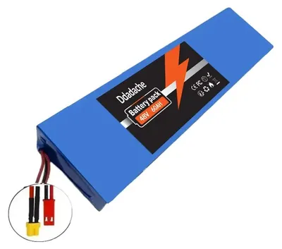 Produktbild von Lithium-Ionen-Batteriepack, 60000mAh Kapazität, kompatibel mit elektrischen Personenkraftfahrzeugen, 13S4P-XT30-JST