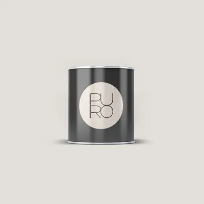 Produktbild von Wandfarbe Grau | PURO Lush Grey | Exklusive Innendispersion Hohe Farbintensität | 1 Liter