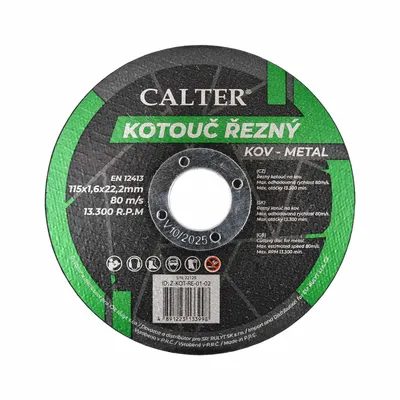 Immagine prodotto di Disco da taglio CALTER®, 115 x 1,6 x 22,2 mm