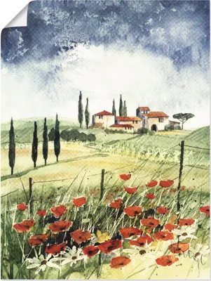 Produktbild von ARTland Poster Toskana III Größe: 30x40 cm