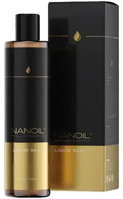 Obrázek produktu pro Nanoil Tekutý hedvábný micelární šampon s mikročásticemi, 300ml.