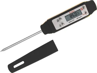 Produktbild von Wasserdichtes Fleischthermometer mit Sofortanzeige und Temperatursonde für die Küche