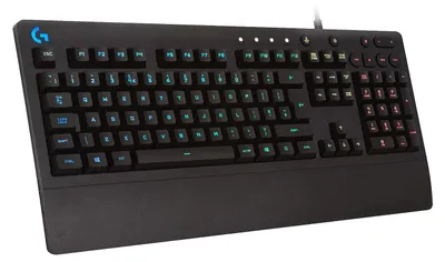 Image de Logitech G G213 Prodigy, Taille complète (100%), filaire, USB, QWERTY, RGB LED, noir