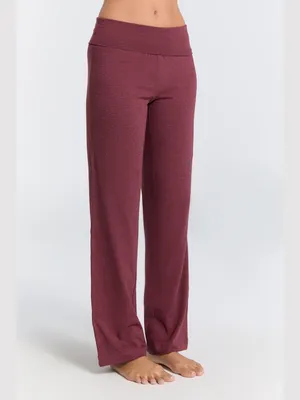 Produktbild von Damen Hose aus Bio-Baumwolljersey mit Umschlagbund, sportlich, lockere Passform