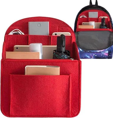 Immagine prodotto di Organizer da viaggio per zaino - Grande capienza - Borsa da viaggio componibile con scomparto portaoggetti e divisori