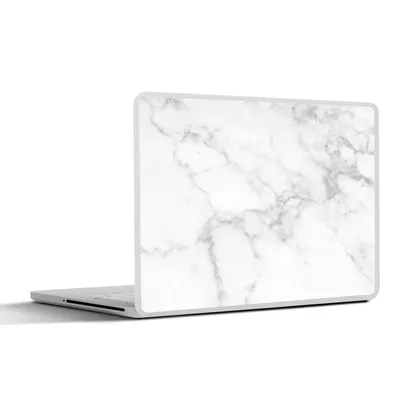 Produktbild von MuchoWow® Laptop Aufkleber Sticker Cover Marmor - Weiß - Grau - Luxus - Marmoroptik - Stein 30x21 cm - Sticker für Laptop - Selbstklebend
