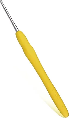 Produktbild von 2,5 mm Häkelnadel, weicher ergonomischer Griff für arthritische Hände, extra lange Stricknadeln für Anfänger und Häkelgarn
