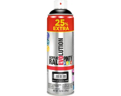Obrázek produktu pro Sprej Evolution 500 ml černý mat RAL9005