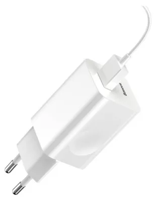 Obrázok produktu pre Baseus Quick Charger, Vnútorný, Vonkajší, USB, 8 V, Biela