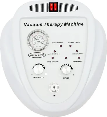 Image de Appareil de massage par ventouses sous vide - Écran tactile - 24 ventouses - Prise UE - ABS - Blanc
