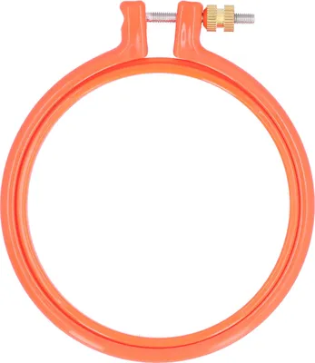 Immagine prodotto di Cerchio per ricamo a punto croce, anello in plastica colorata per il bricolage e l'artigianato, cucito, 10,2 cm