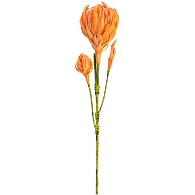 Produktbild von EUROPALMS Dahlienzweig (EVA), künstlich, orange (82530582)