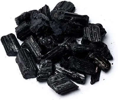 Immagine prodotto di Tormalina nera grezza - ±1000 g; ±4-6 cm
