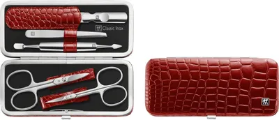 Zdjęcie produktu dla Zwilling Rahmenetui 5tlg. Classic Inox rot 97653-003-0